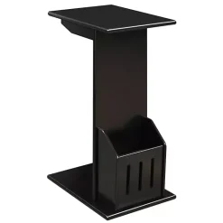 Online Kirklands Home Accent Table with Magazine Holder Black