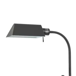 Discount Kirklands Home Adjustable Height Pharmacy Floor Lamp Black