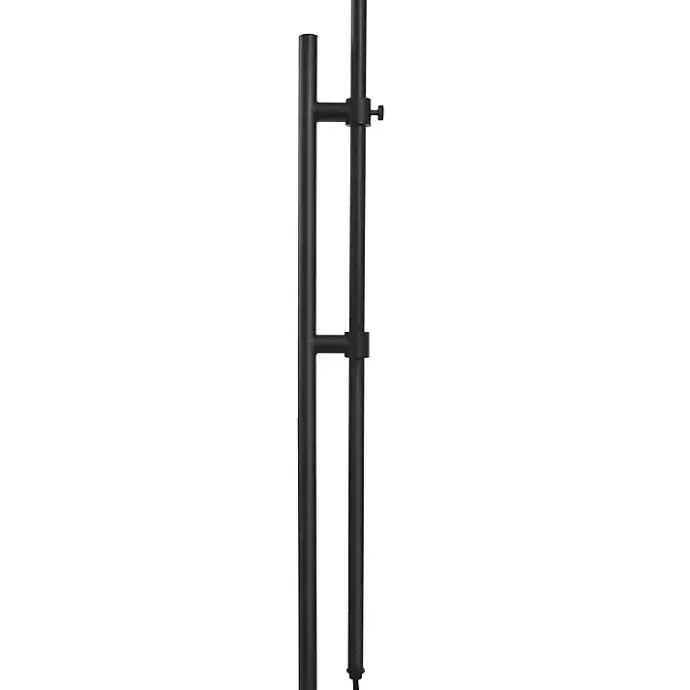 Discount Kirklands Home Adjustable Height Pharmacy Floor Lamp Black