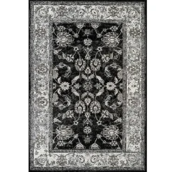Best Kirklands Home Black Alex Area Rug, 5x7