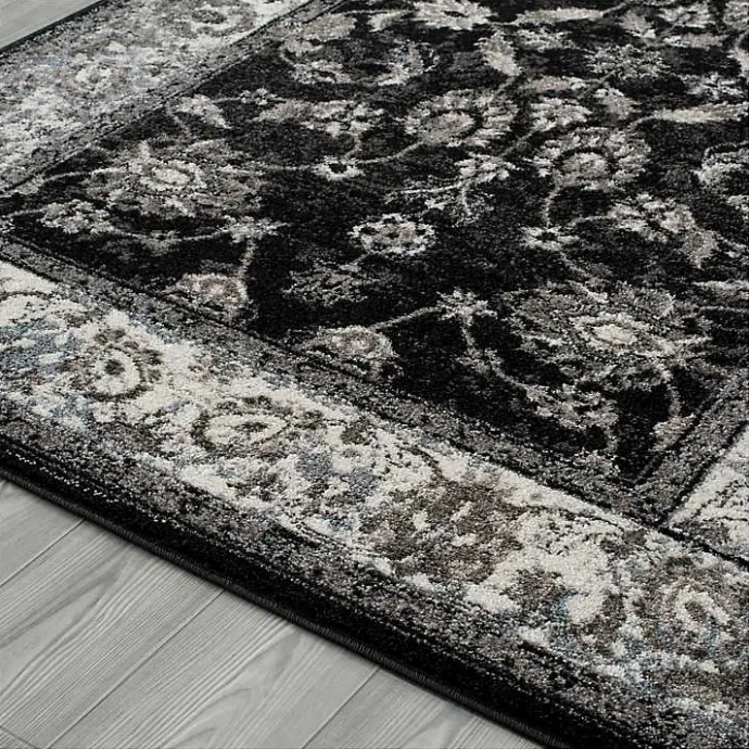 Best Kirklands Home Black Alex Area Rug, 5x7