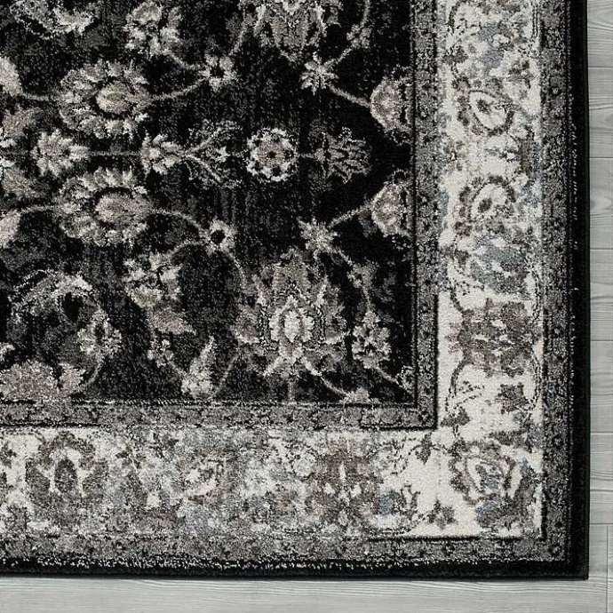 Best Kirklands Home Black Alex Area Rug, 5x7