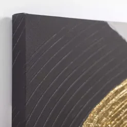 Outlet Kirklands Home Black and Gold Curves Canvas Art Prints, Set of 2