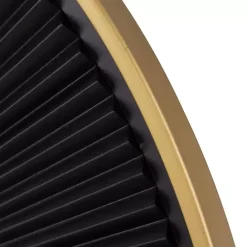 Sale Kirklands Home and Gold Double Ribbed Wall Mirror Black