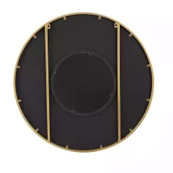 Sale Kirklands Home and Gold Double Ribbed Wall Mirror Black