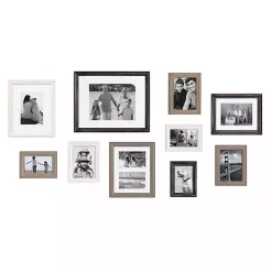 Clearance Kirklands Home Black and Gray 10-pc. Gallery Wall Frame Set