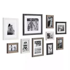 Clearance Kirklands Home Black and Gray 10-pc. Gallery Wall Frame Set