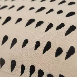 Hot Kirklands Home Black and Natural Animal Patterned Lumbar Pillow