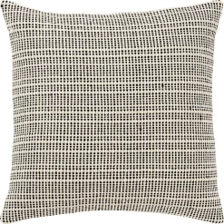 Hot Kirklands Home and Natural Sea Striped Pillow Black