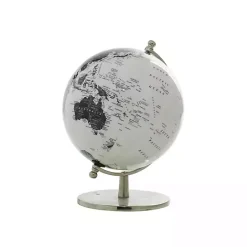 Outlet Kirklands Home Black and White Aluminum Globe
