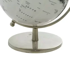 Outlet Kirklands Home Black and White Aluminum Globe