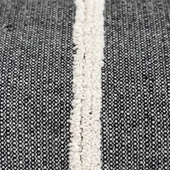 Best Kirklands Home and White Artisanal Stripes Lumbar Pillow Black