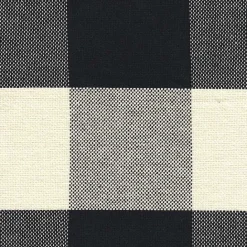 Outlet Kirklands Home Black and White Buffalo Check Counter Stool