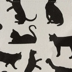 Online Kirklands Home Black and White Cat Rectangular Pet Bin