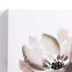 Online Kirklands Home Black and White Flower I Canvas Art Print