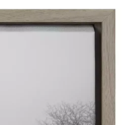 Discount Kirklands Home Black and White Snow Day Framed Canvas Art Print