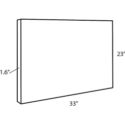 Discount Kirklands Home Black and White Snow Day Framed Canvas Art Print