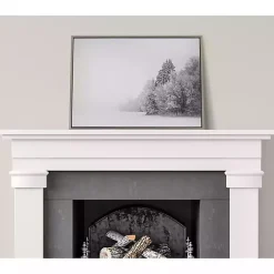 Discount Kirklands Home Black and White Snow Day Framed Canvas Art Print