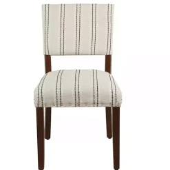 Online Kirklands Home Black and Striped Dining Chairs, Set of 2 White