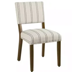 Online Kirklands Home Black and Striped Dining Chairs, Set of 2 White