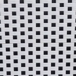 Clearance Kirklands Home Black and White Woven Dining Chairs, Set of 2