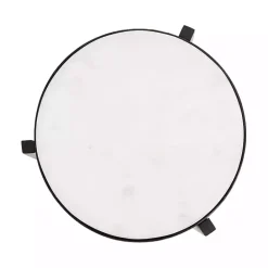 Kirklands Home Angular Marble Accent Table Black