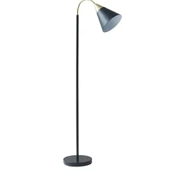 Clearance Kirklands Home Arched Cone Shade Floor Lamp Black