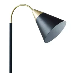 Clearance Kirklands Home Arched Cone Shade Floor Lamp Black