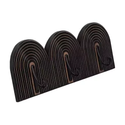 Outlet Kirklands Home Black Arched Wall Hooks