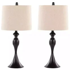 Discount Kirklands Home Ashland Table Lamps, Set of 2 Black