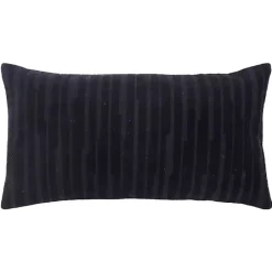 Hot Kirklands Home Asymmetrical Stripe Lumbar Pillow Black