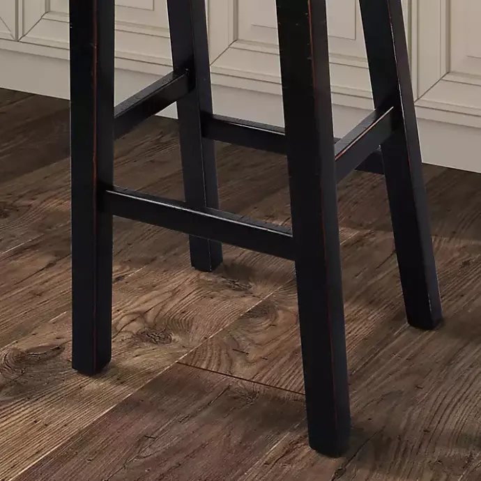 Online Kirklands Home Backless Cooper Counter Stools, Set of 2 Black