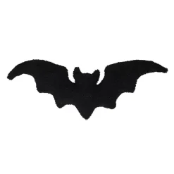 Best Kirklands Home Bat Shaped Halloween Pillow Black