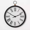 Hot Kirklands Home Black Beaded Metal Wall Clock