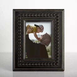 Clearance Kirklands Home Beaded Wood Picture Frame, 5x7 Black
