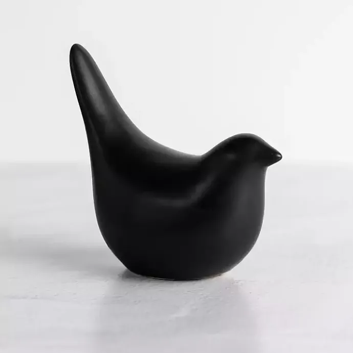 Clearance Kirklands Home Bird Ceramic Figurine Black