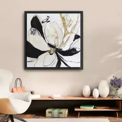 Best Kirklands Home Black Bloom II Framed Canvas Art Print