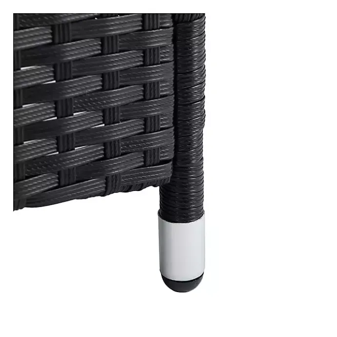 Best Kirklands Home Black Box Wicker 4-pc. Outdoor Living Set