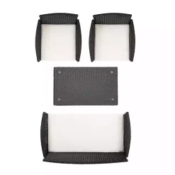 Best Kirklands Home Black Box Wicker 4-pc. Outdoor Living Set