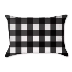 Sale Kirklands Home Black Buffalo Check Accent Pillow