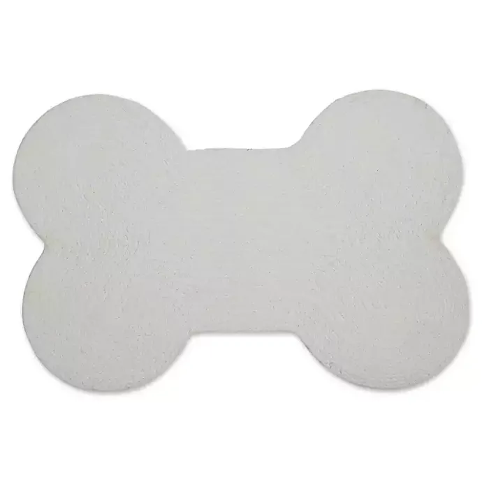 Online Kirklands Home Black Buffalo Check Bone Pet Bowl Mat