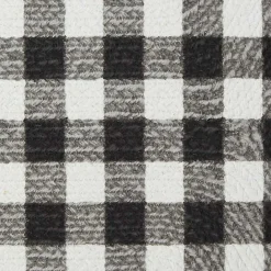 Online Kirklands Home Black Buffalo Check Bone Pet Bowl Mat