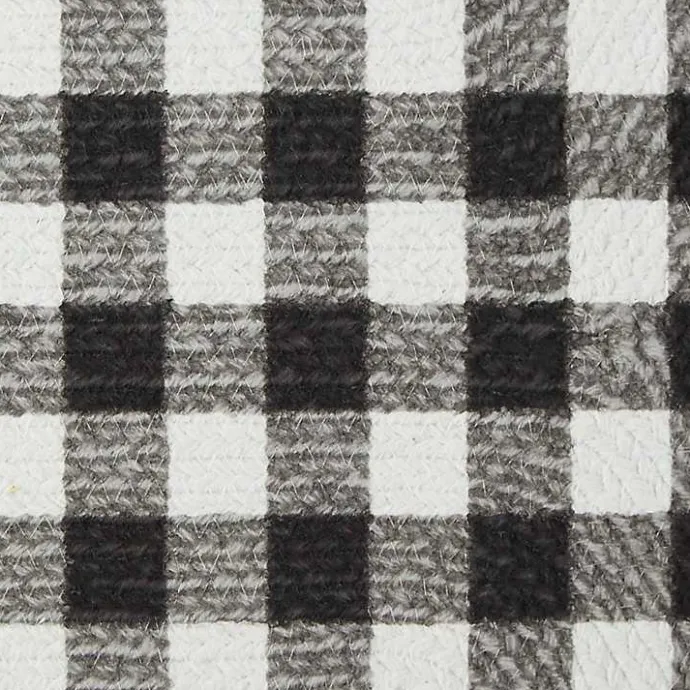 Online Kirklands Home Black Buffalo Check Bone Pet Bowl Mat