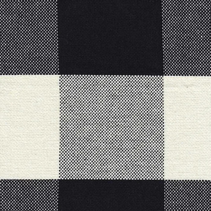 Kirklands Home Buffalo Check Dining Chairs, Set of 2 Black