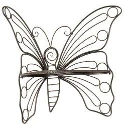 Outlet Kirklands Home Butterfly Metal Patio Chair Black