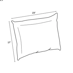 Best Kirklands Home Cabana Stripe Outdoor Lumbar Pillow Black