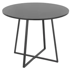 Best Kirklands Home Canary Cosmo Round Dining Table Black