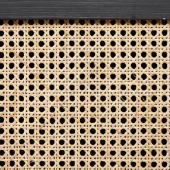 Sale Kirklands Home Black Cane 2-Door Media Cabinet