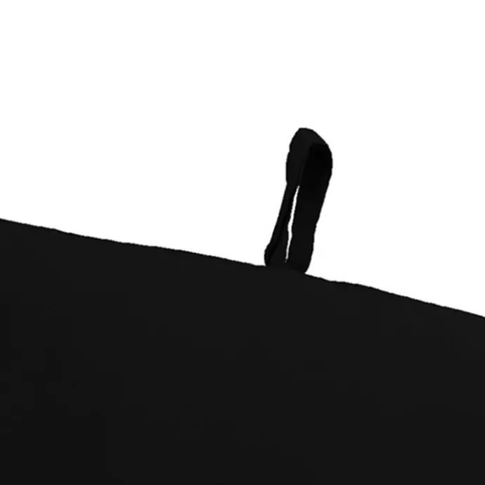 Clearance Kirklands Home Canvas French Edge Outdoor Chair Cushion Black