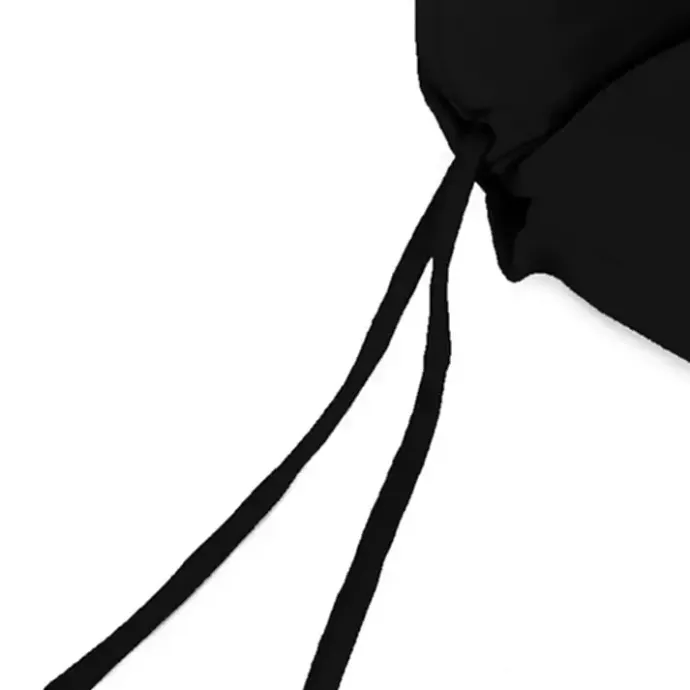 Clearance Kirklands Home Canvas French Edge Outdoor Chair Cushion Black